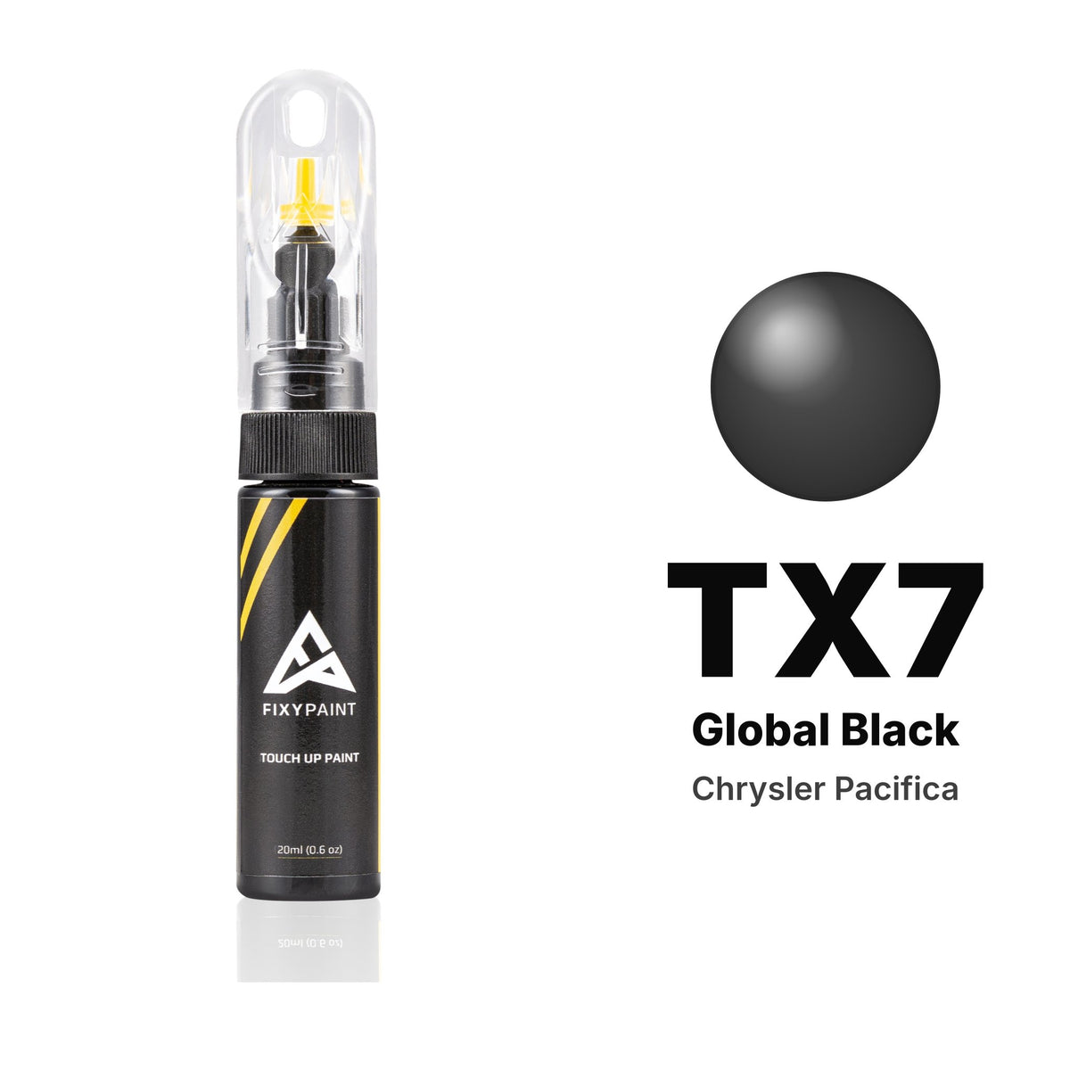 Touch-up paint for Chrysler Pacifica TX7 Global Black, Basic kit