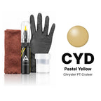 Touch-up paint for Chrysler PT Cruiser CYD Pastel Yellow, Complete kit