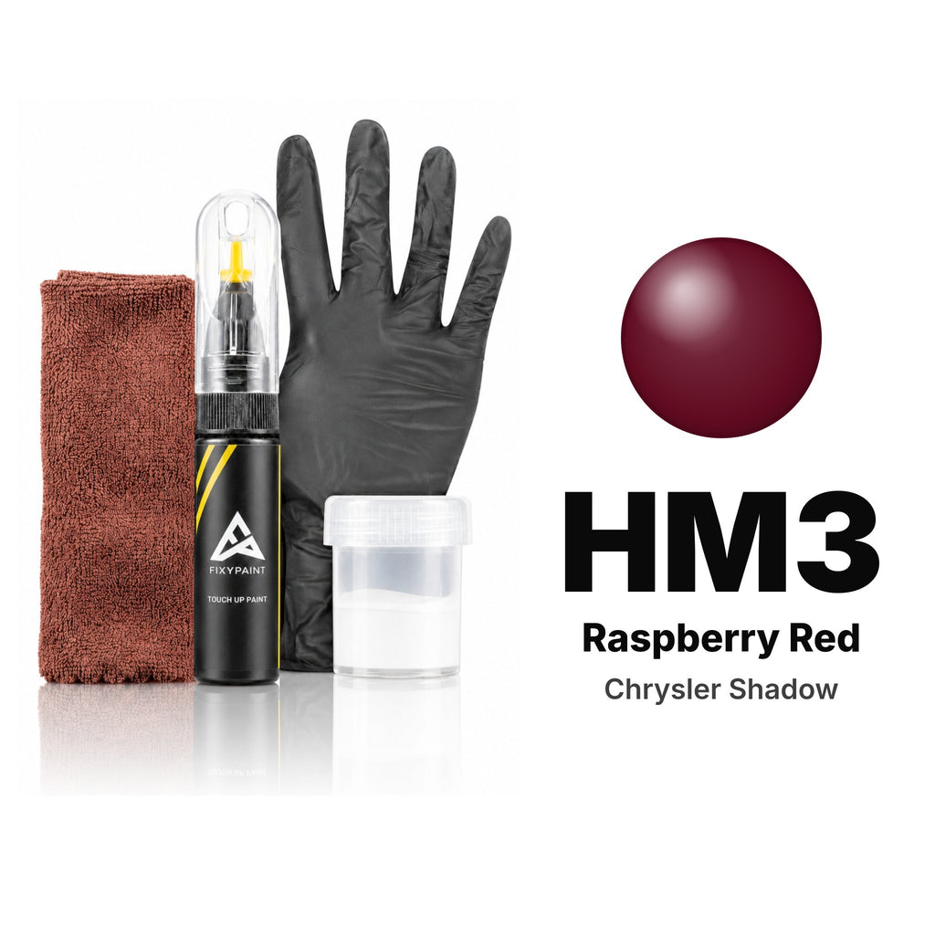 Touch-up paint for Chrysler Shadow HM3 Raspberry Red, Complete kit