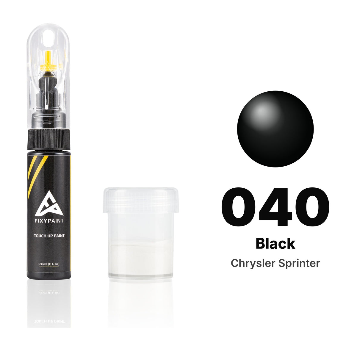 Touch-up paint for Chrysler Sprinter 040 Black, Standard kit