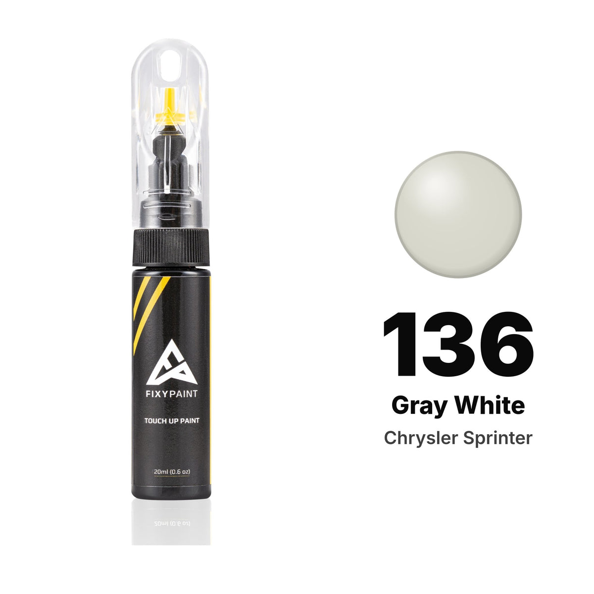 Chrysler Sprinter 136 Gray White touch-up paint, Basic kit