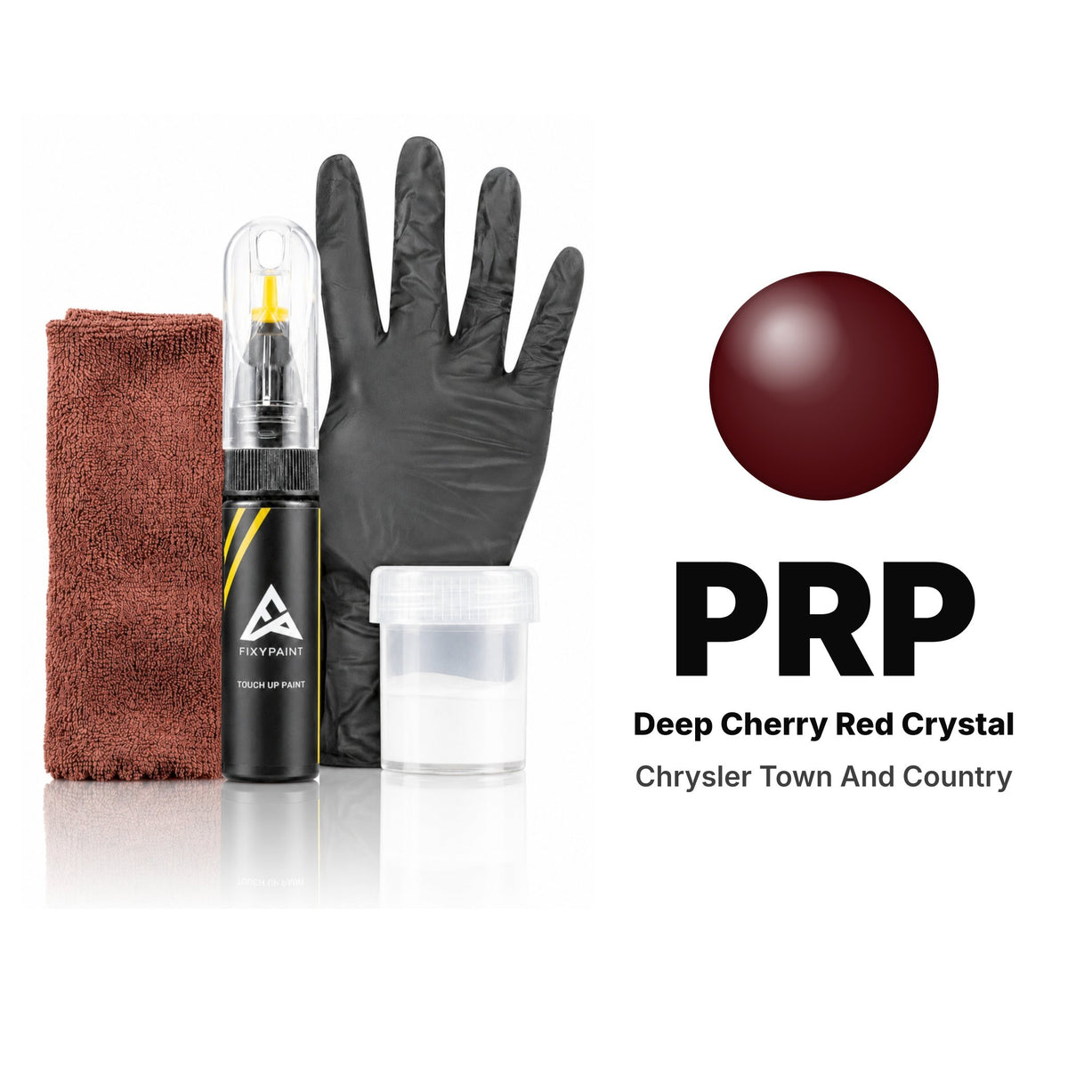 Vernice ritocco per Chrysler Town & Country – PRP Deep Cherry Red Crystal (2010–2016), kit Completo