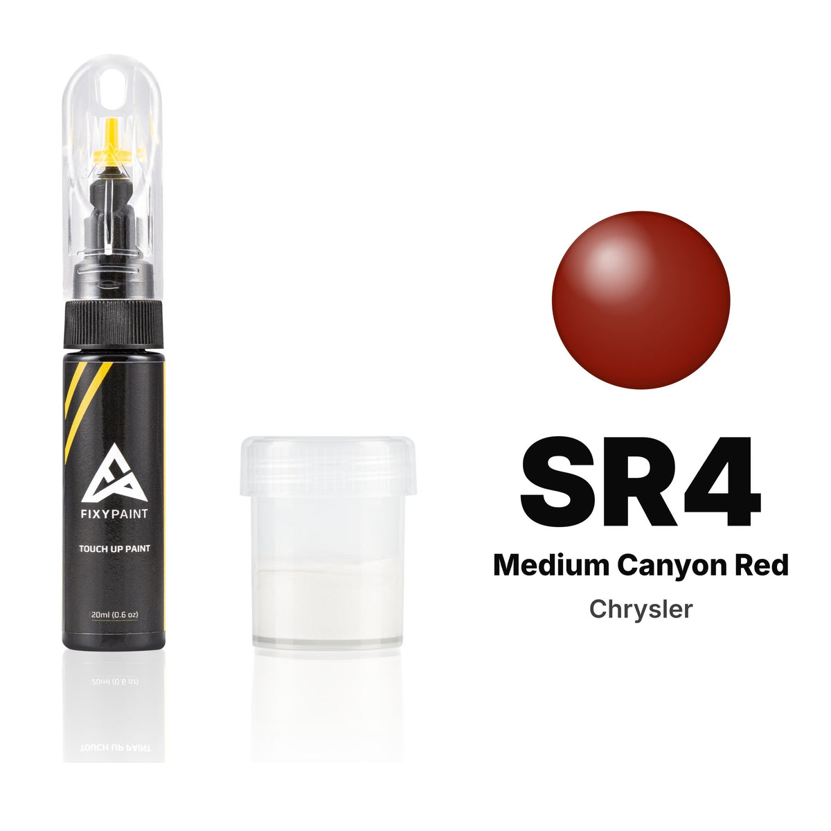 Vernice ritocco per Chrysler – SR4 Medium Canyon Red (tutti i modelli, 1978–1979), kit Standard