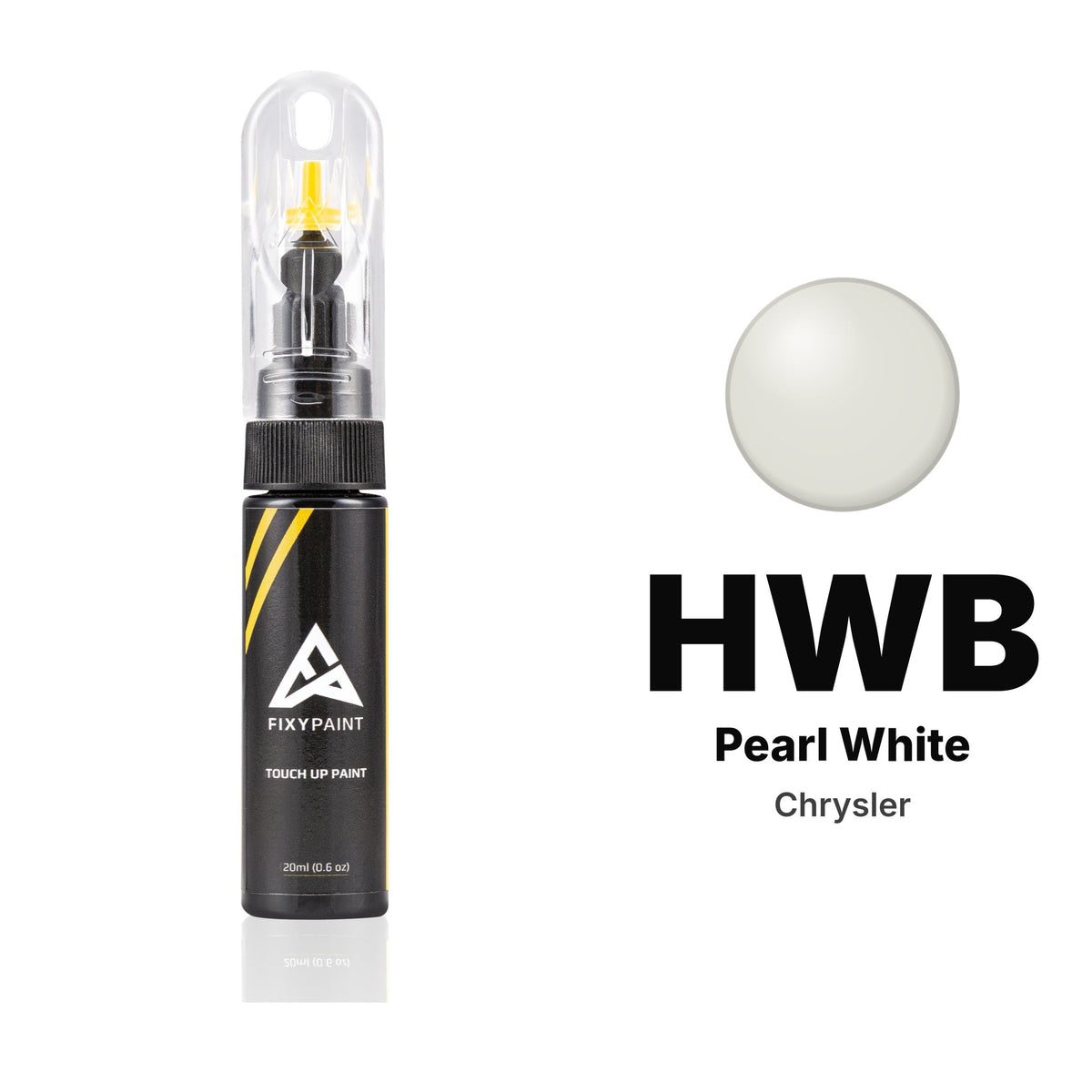 Touch-up paint for Chrysler HWB Pearl White, Basic kit