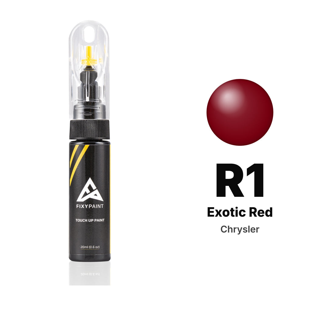 Touch-up paint for Chrysler R1 Exotic Red, Basic kit