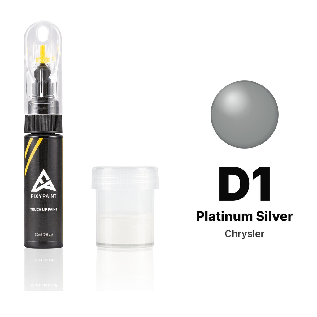 Touch-up paint for Chrysler D1 Platinum Silver, Standard kit