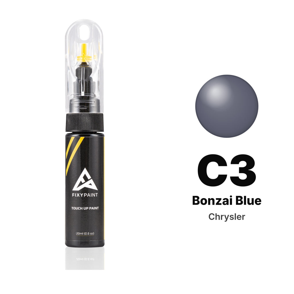 Touch-up paint for Chrysler C3 Bonzai Blue, Basic kit