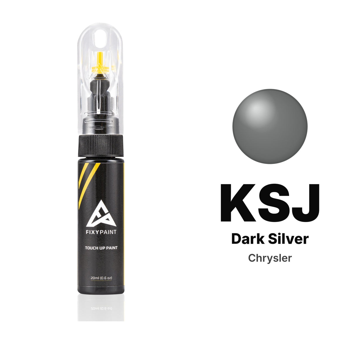Touch-up paint for Chrysler KSJ Dark Silver, Basic kit