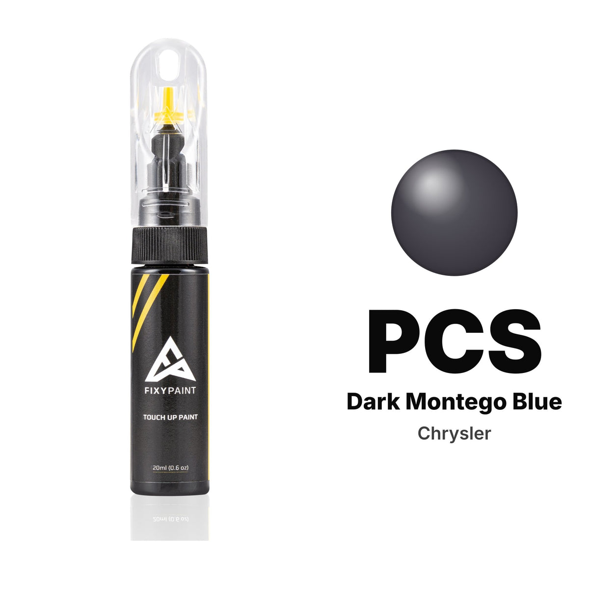 Touch-up paint for Chrysler PCS Dark Montego Blue, Basic kit