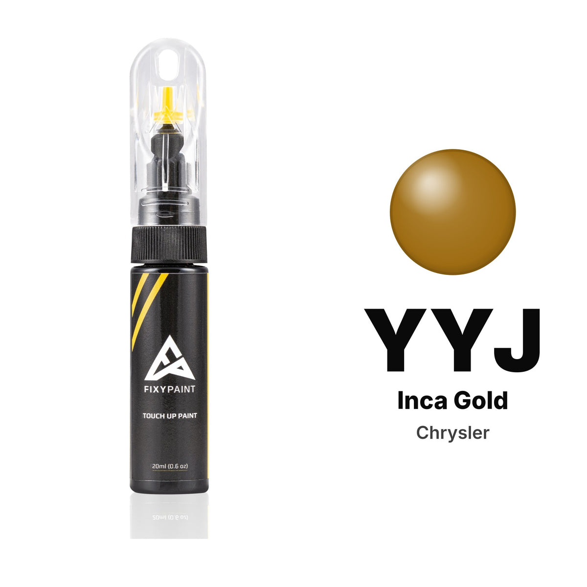 Touch-up paint for Chrysler YYJ Inca Gold, Basic kit