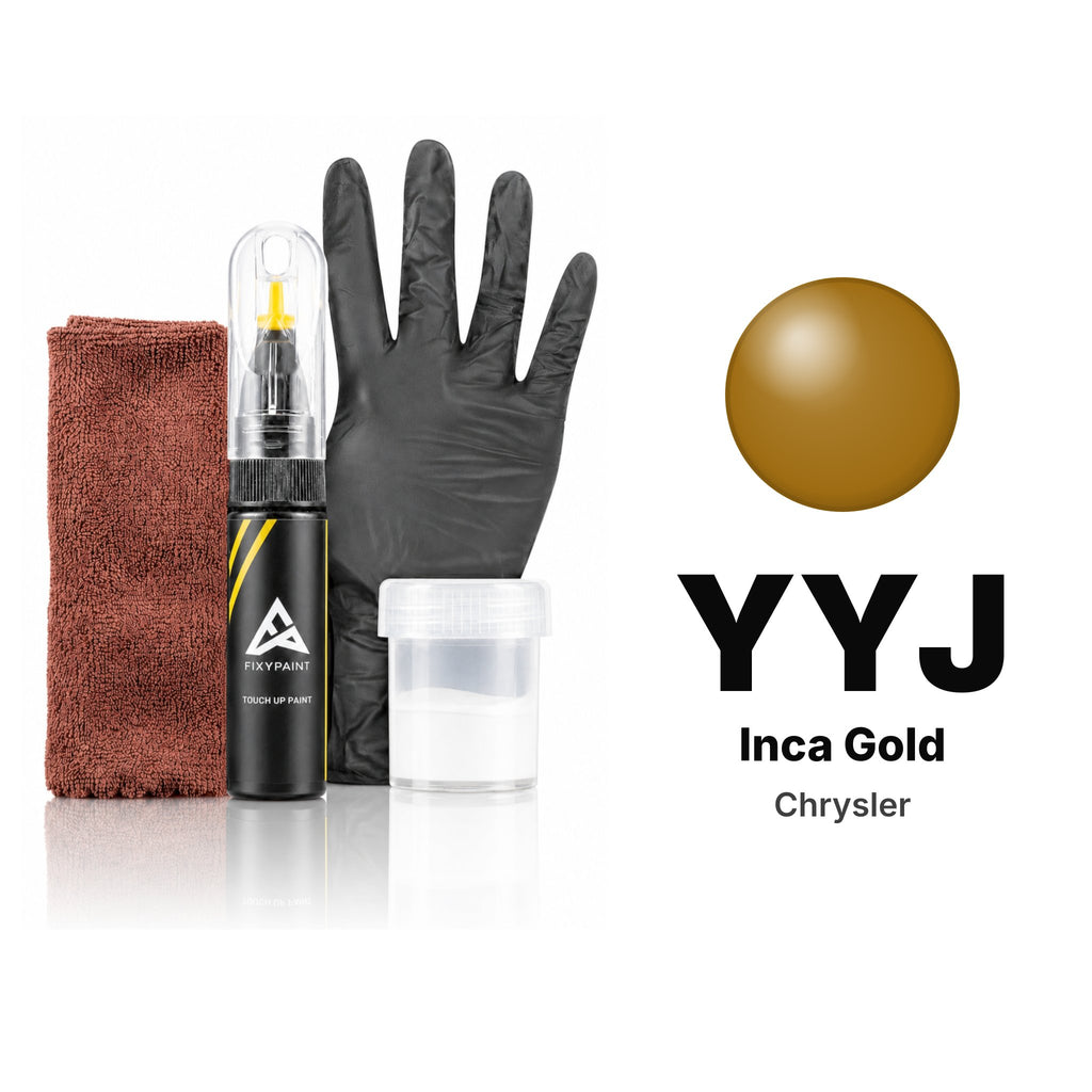 Touch-up paint for Chrysler YYJ Inca Gold, Complete kit