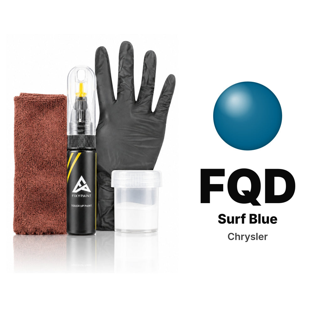Touch-up paint for Chrysler FQD Surf Blue, Complete kit