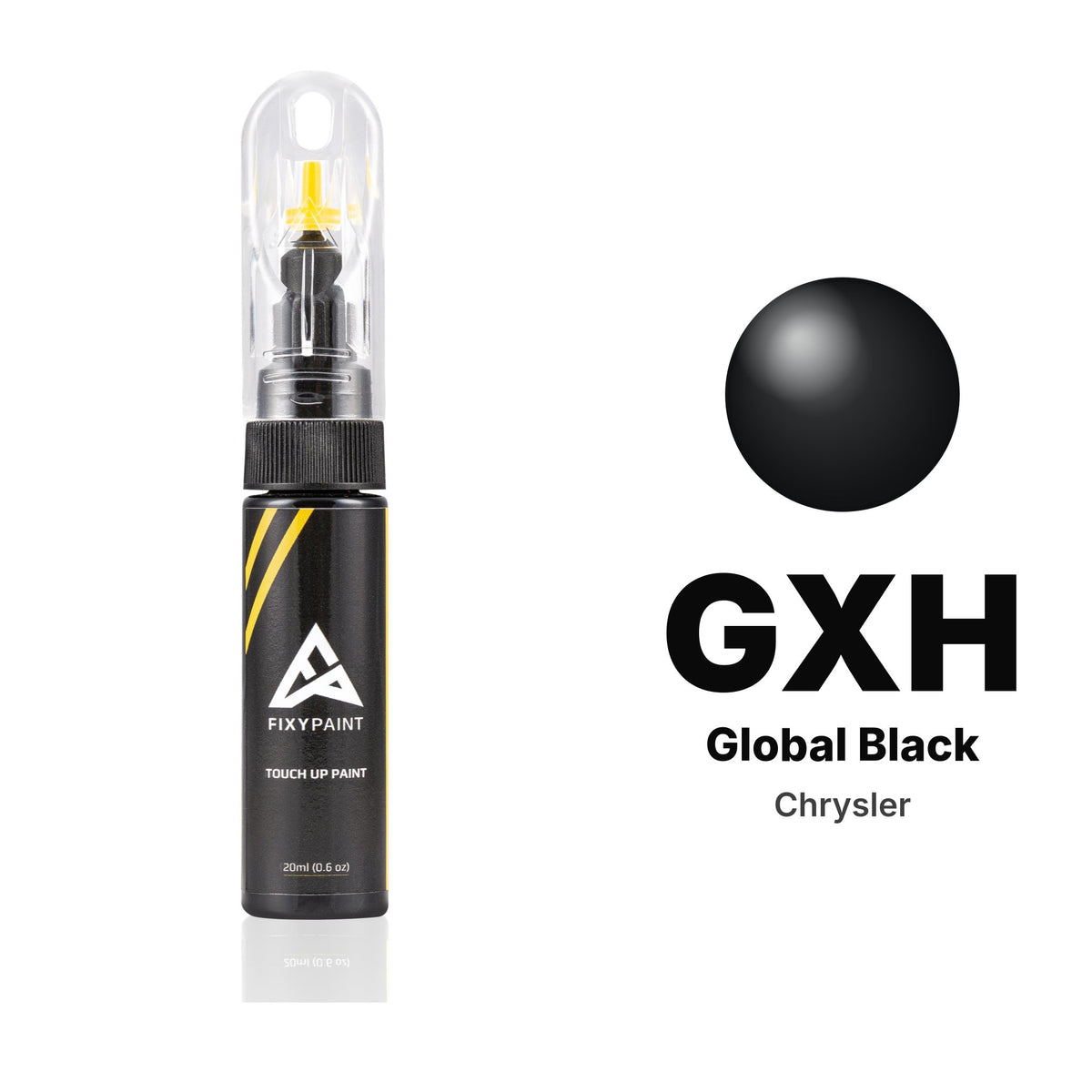Touch-up paint for Chrysler GXH Global Black, Basic kit