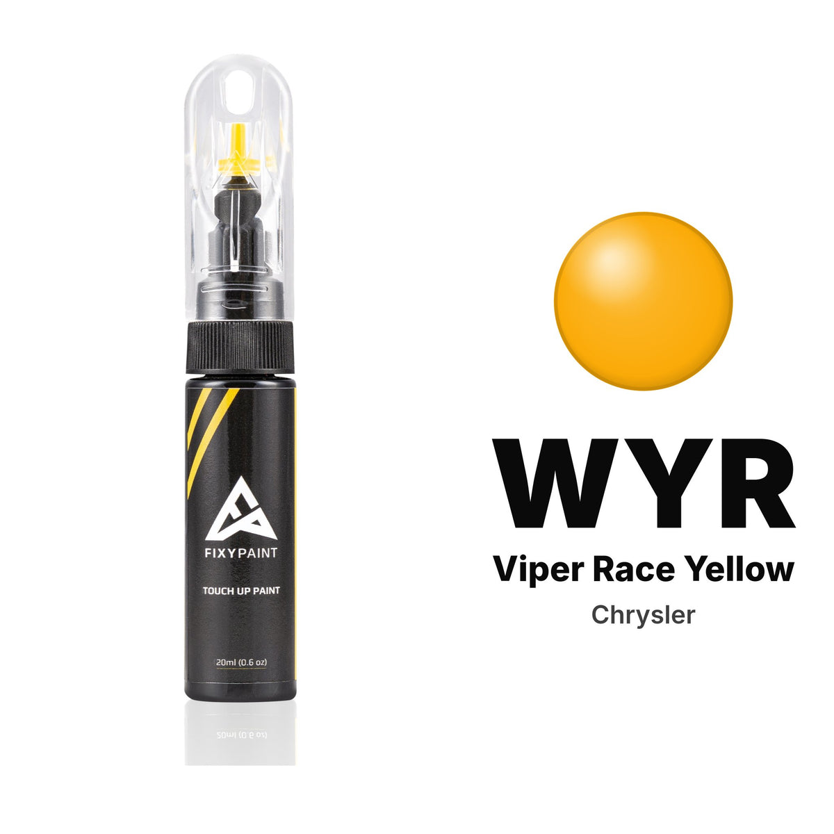 Touch-up paint for Chrysler WYR Viper Race Yellow, Basic kit