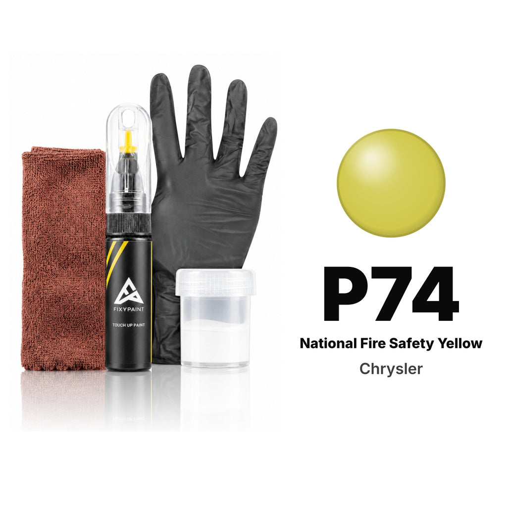 Lackstift für Chrysler – P74 National Fire Safety Yellow (alle Modelle, 2017–2020), Set Komplett