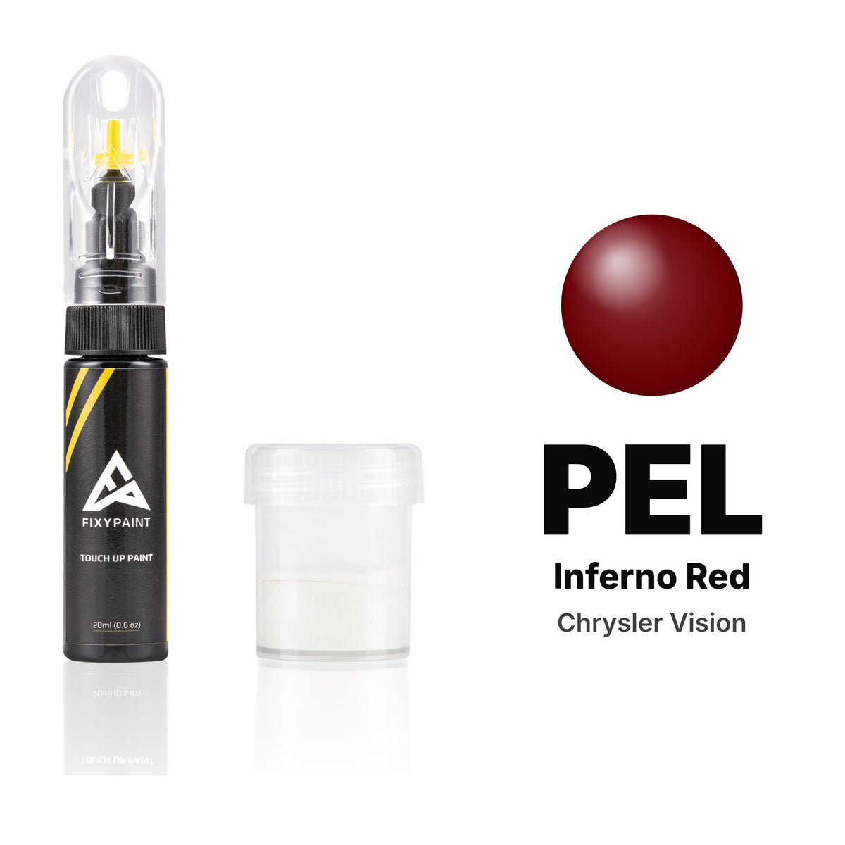 Touch-up paint for Chrysler Vision PEL Inferno Red, Standard kit