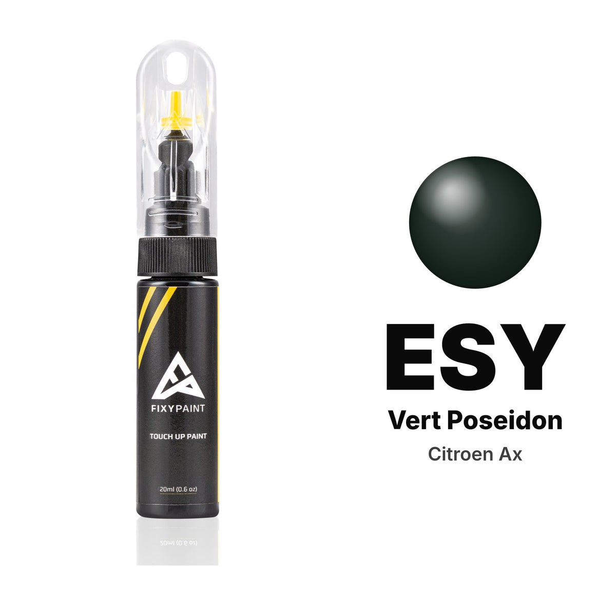 Citroen Ax ESY Vert Poseidon touch-up paint, Basic kit