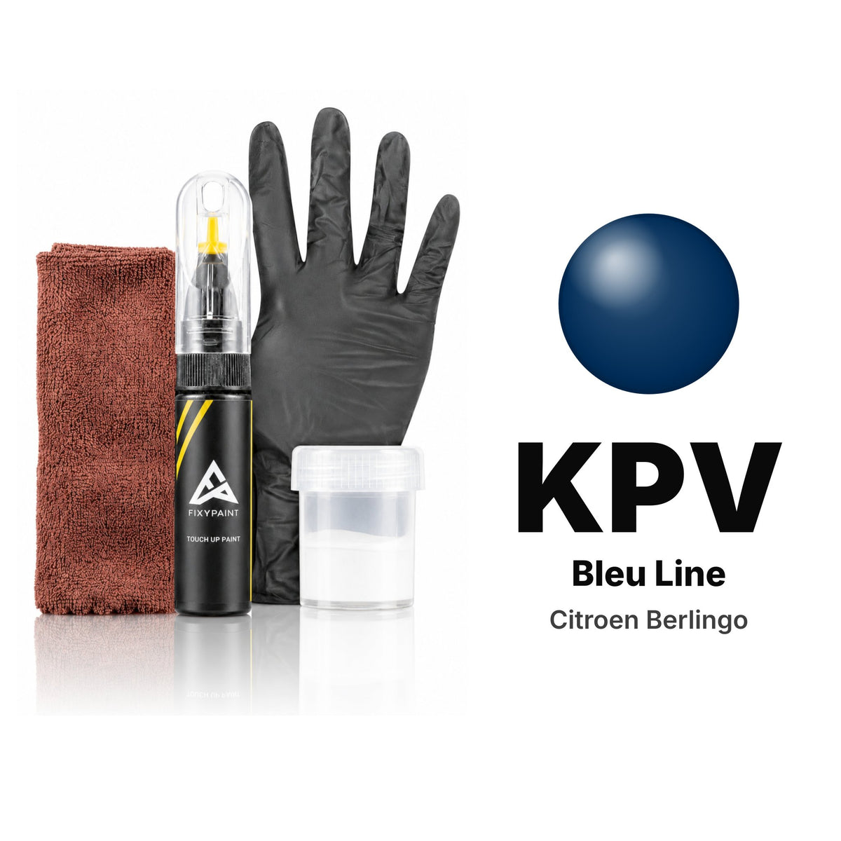 Touch-up paint for Citroen Berlingo KPV Bleu Line, Complete kit