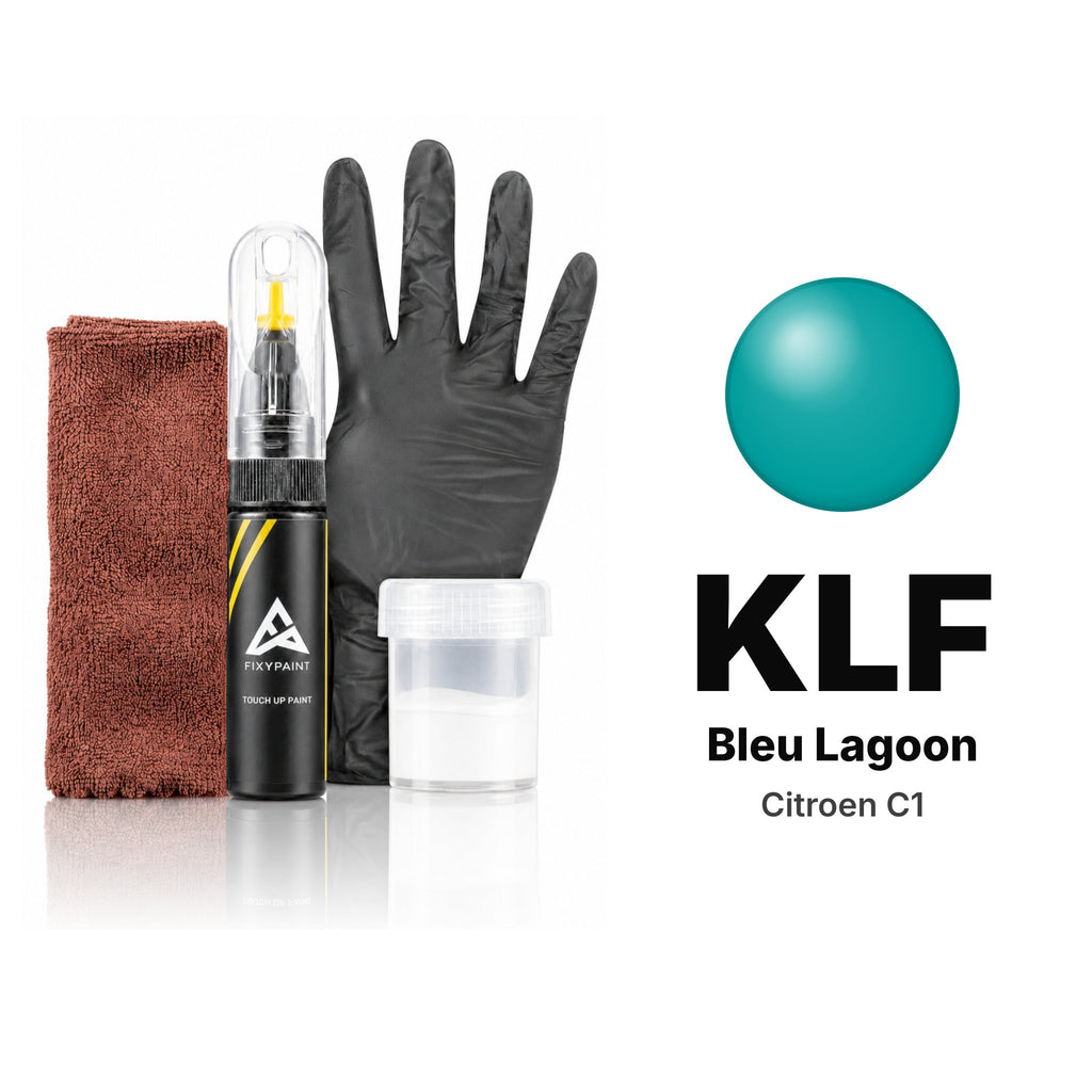 Touch-up paint for Citroen C1 KLF Bleu Lagoon, Complete kit