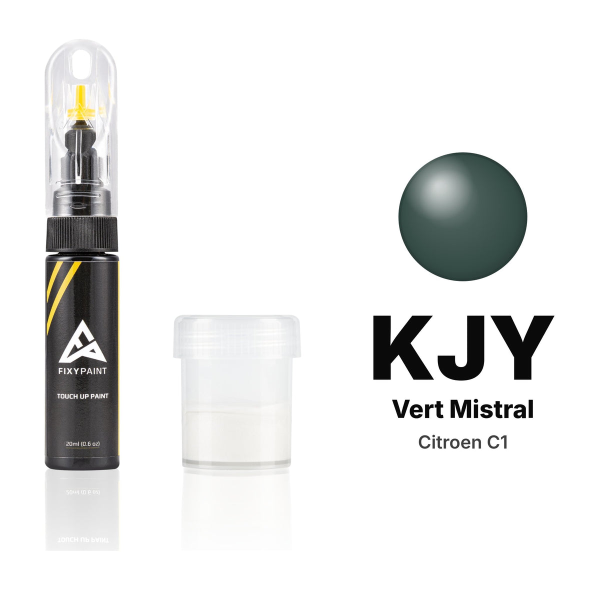Touch-up paint for Citroen C1 KJY Vert Mistral, Standard kit