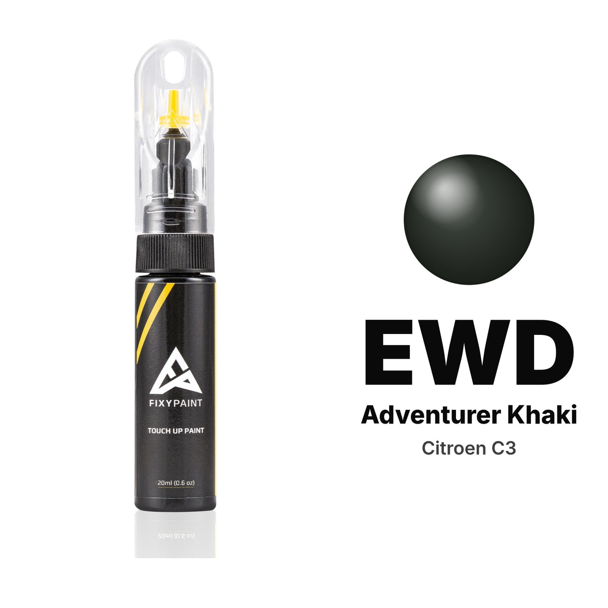 Touch-up paint for Citroen C3 EWD Adventurer Khaki, Basic kit