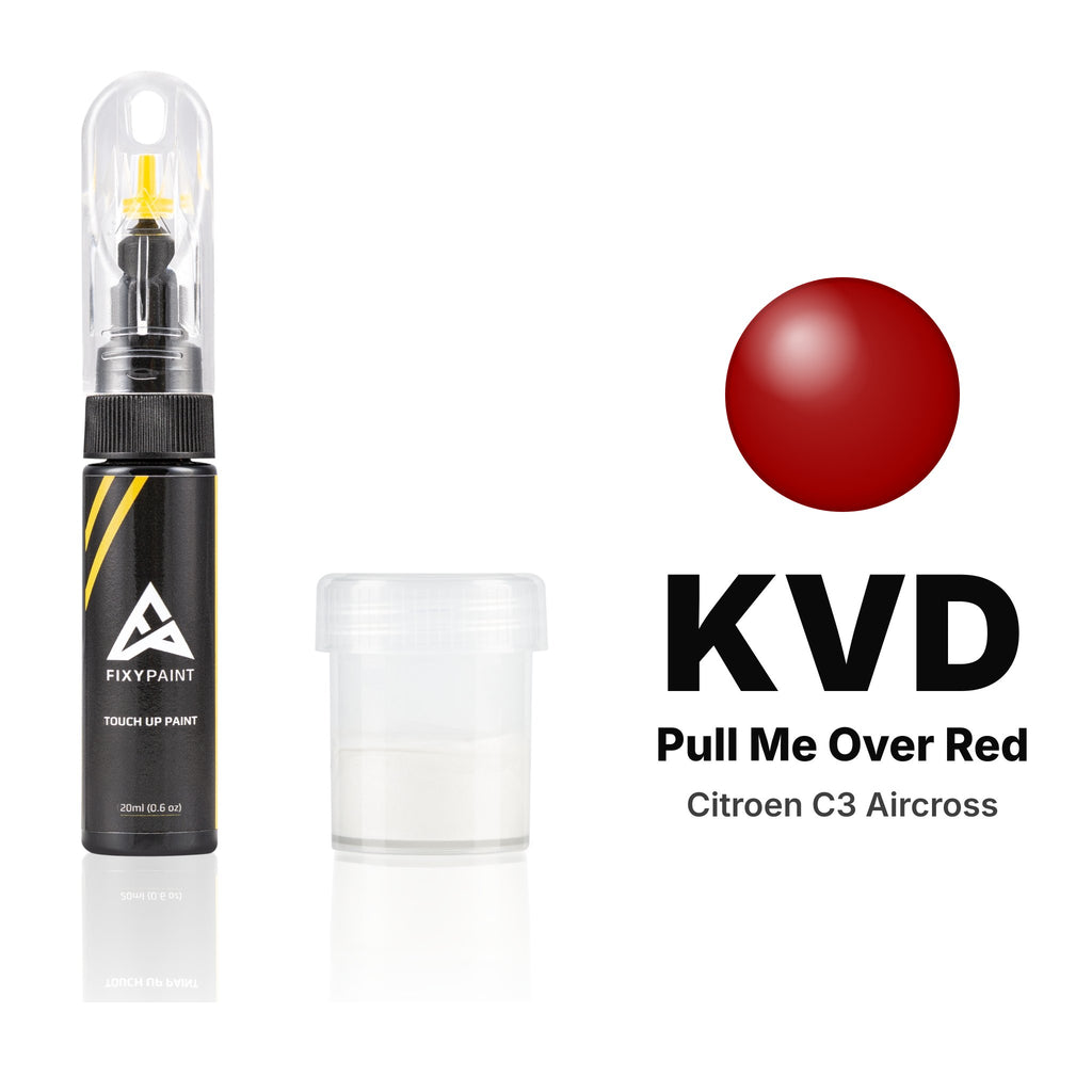 Lackstift für Citroen C3 Aircross – KVD Pull Me Over Red (2018–2021), Set Standard