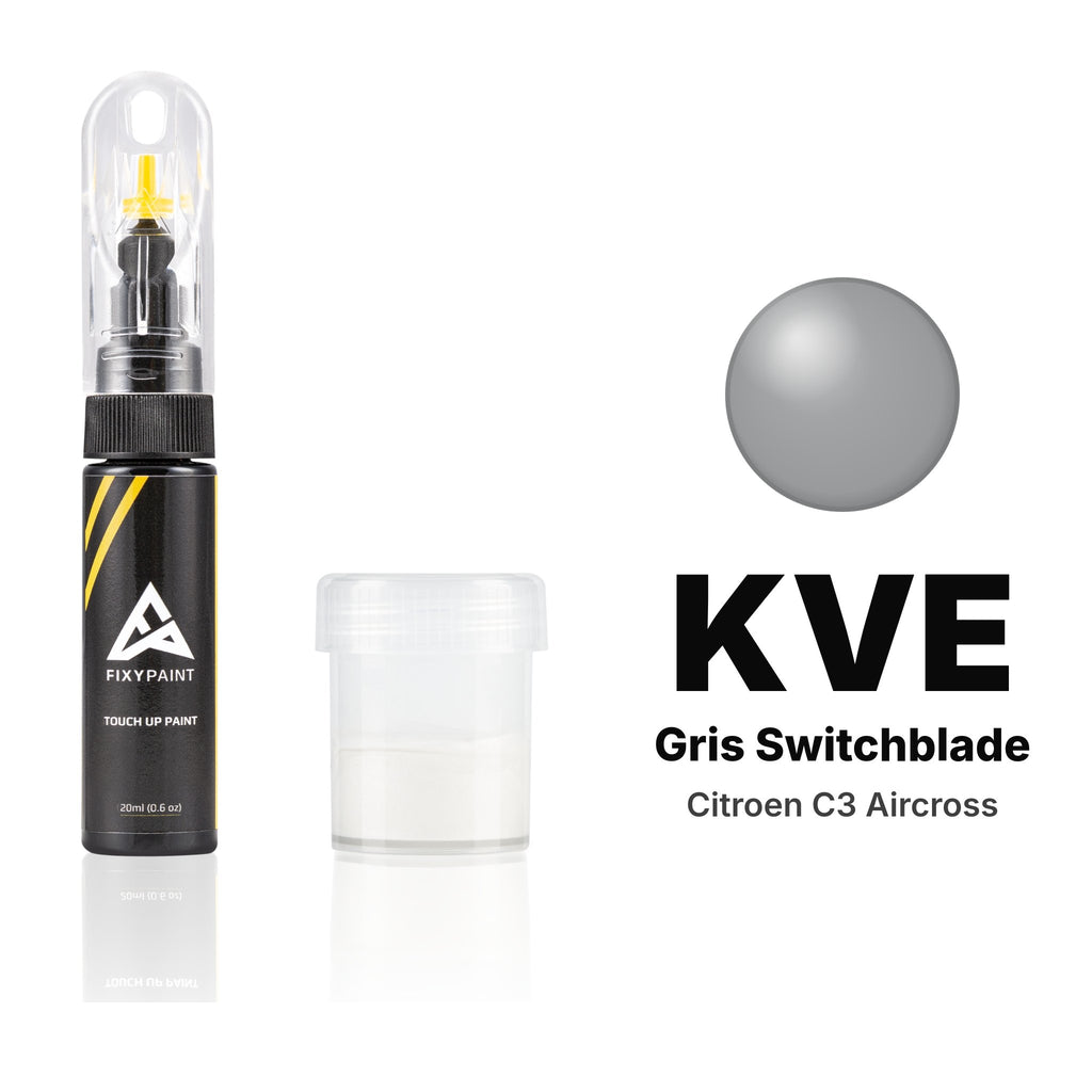 Pintura de retoque para Citroen C3 Aircross – KVE Gris Switchblade (2018–2021), kit Estándar