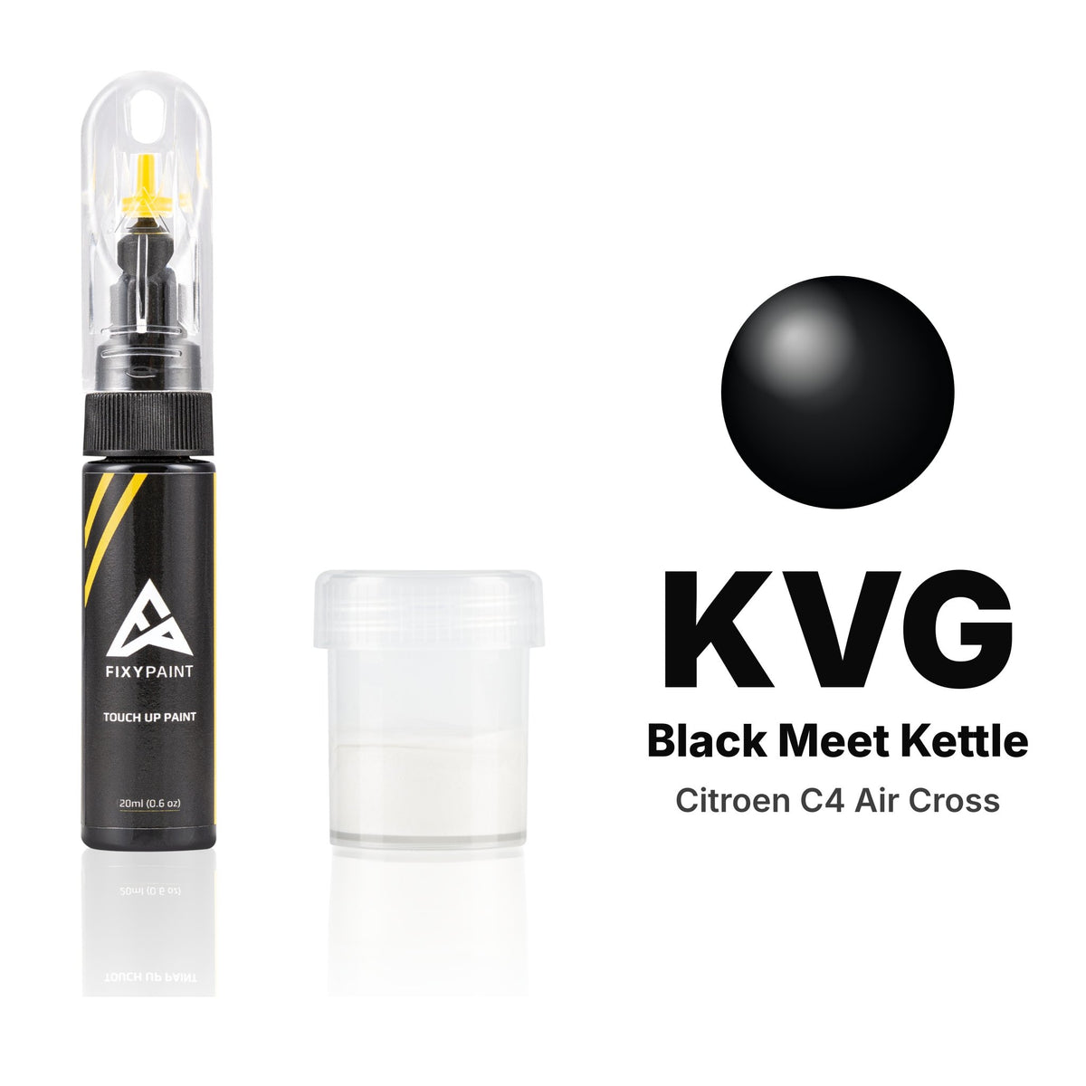 Pintura de retoque para Citroen C4 Air Cross – KVG Black Meet Kettle (2019), kit Estándar