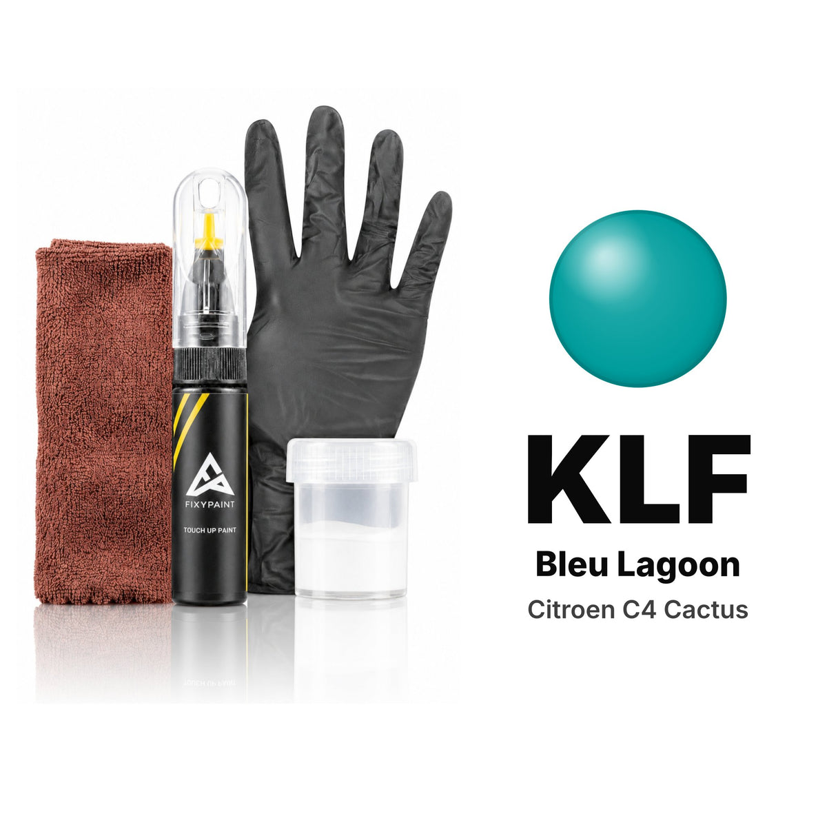 Touch-up paint for Citroen C4 Cactus KLF Bleu Lagoon, Complete kit