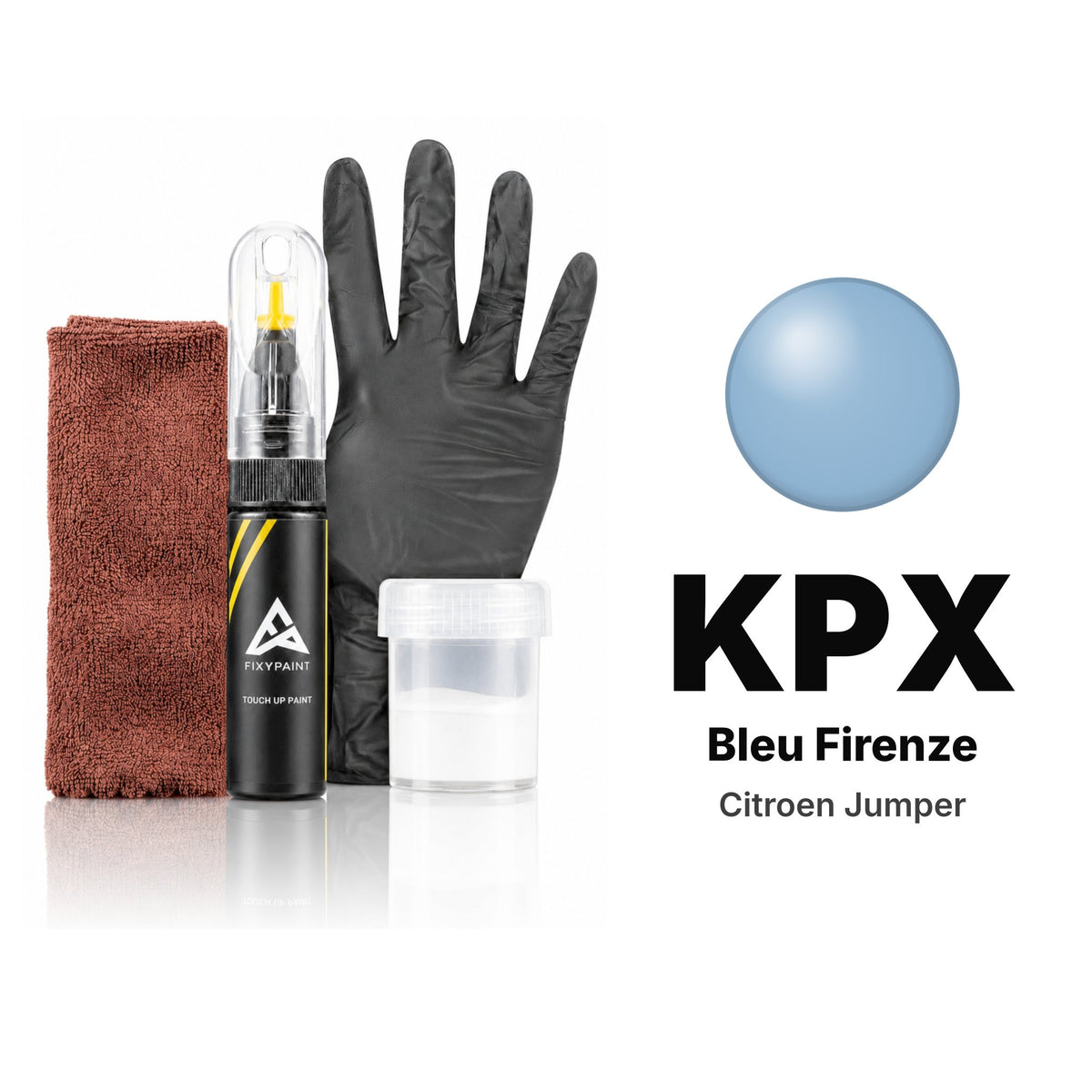 Touch-up paint for Citroen Jumper KPX Bleu Firenze, Complete kit