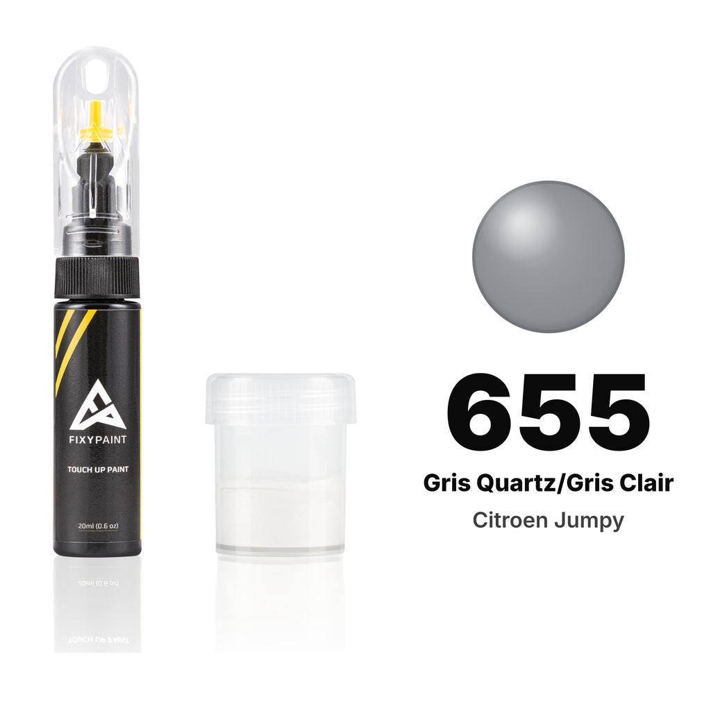 Touch-up paint for Citroen Jumpy 655 Gris Quartz/Gris Clair, Standard kit