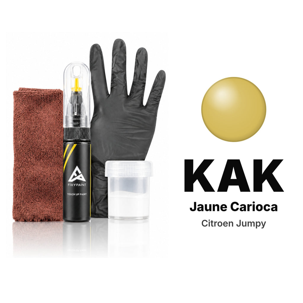 Touch-up paint for Citroen Jumpy KAK Jaune Carioca, Complete kit