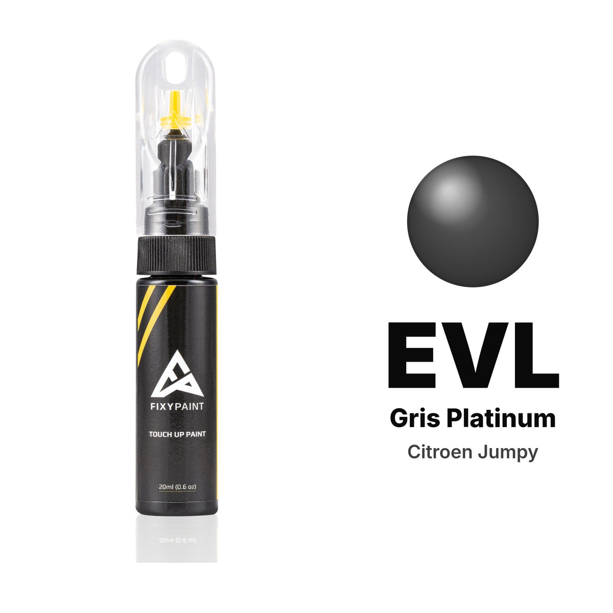 Citroen Jumpy EVL Gris Platinum touch-up paint, Basic kit