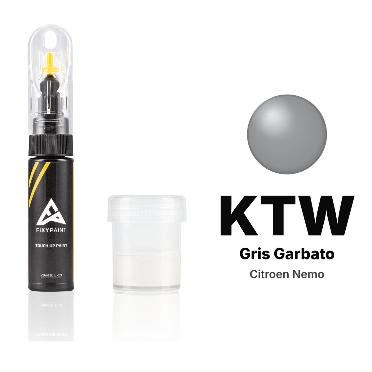 Touch-up paint for Citroen Nemo KTW Gris Garbato, Standard kit