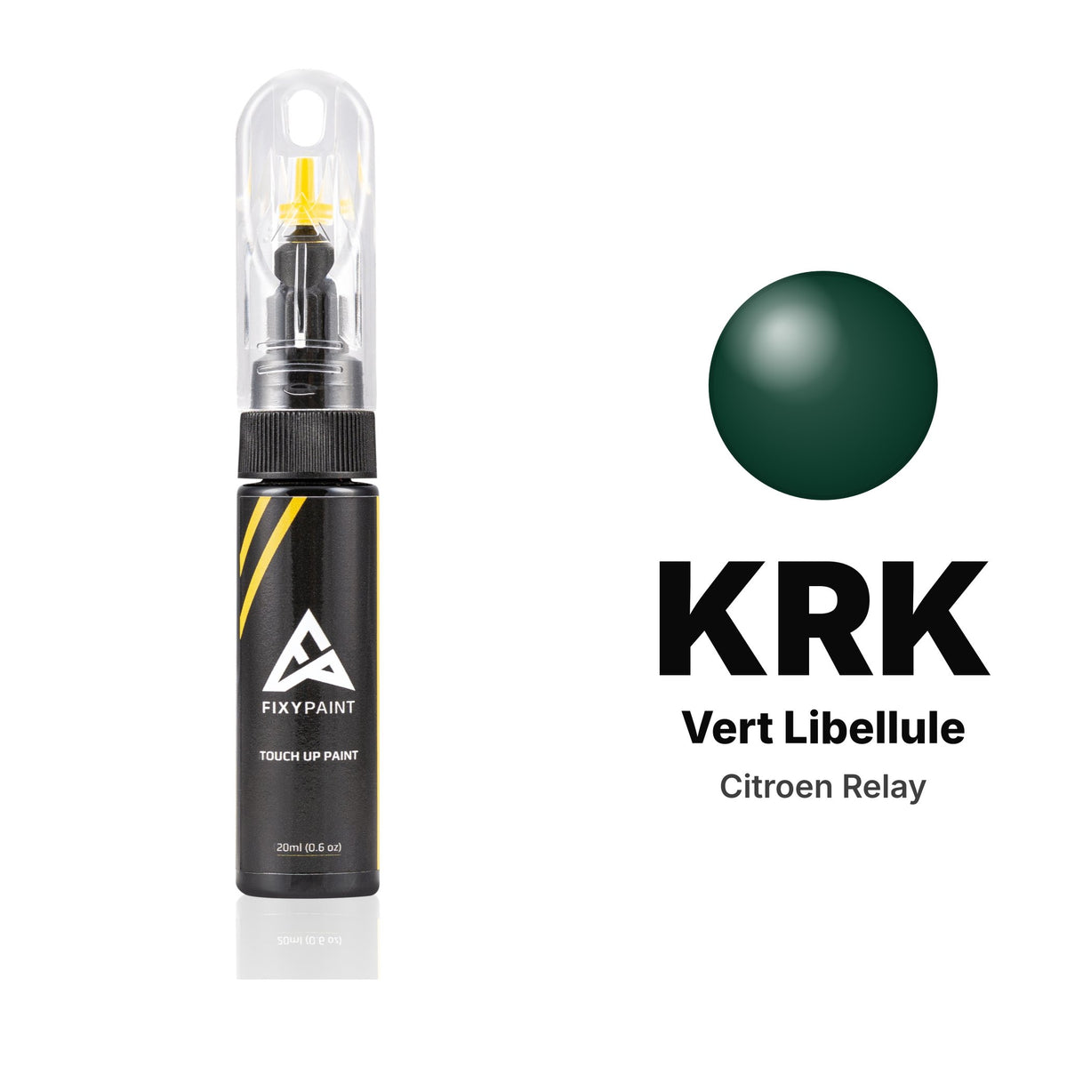 Citroen Relay KRK Vert Libellule touch-up paint, Basic kit