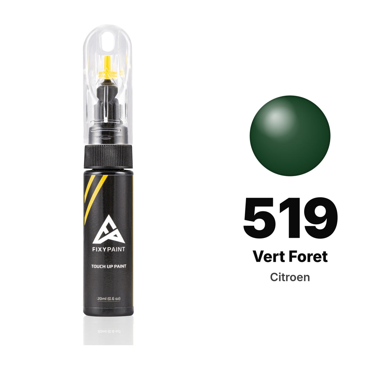 Touch-up paint for Citroen 519 Vert Foret, Basic kit