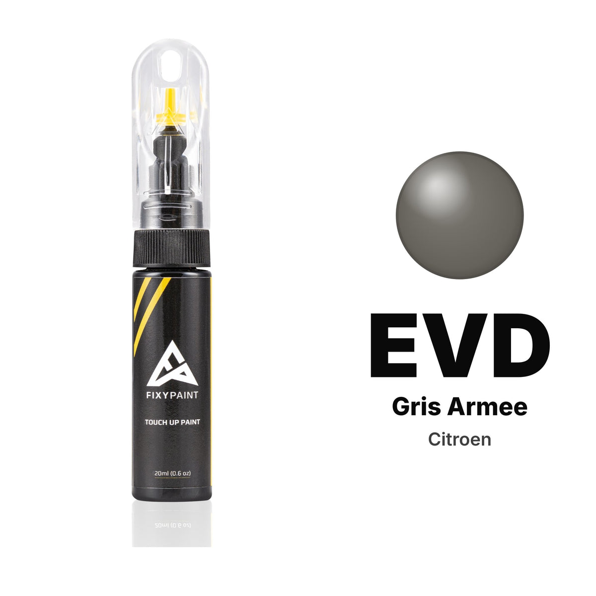 Lackstift für Citroen – EVD Gris Armee (alle Modelle, 1981–1989), Set Basis
