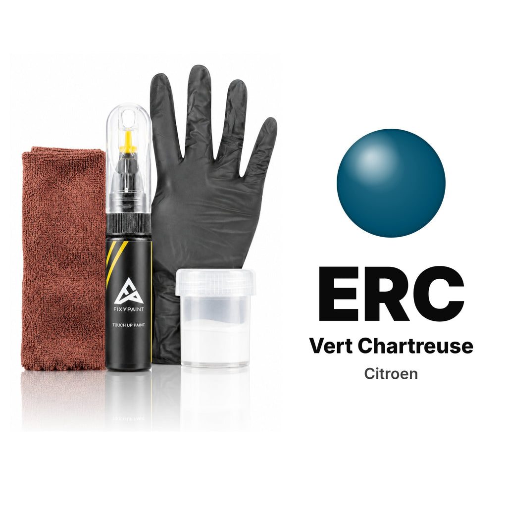Touch-up paint for Citroen ERC Vert Chartreuse, Complete kit