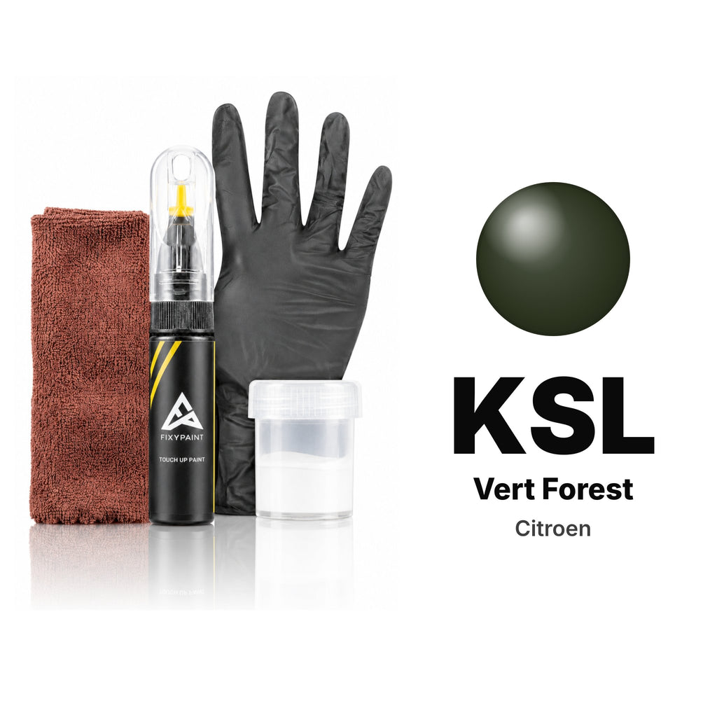 Touch-up paint for Citroen KSL Vert Forest, Complete kit