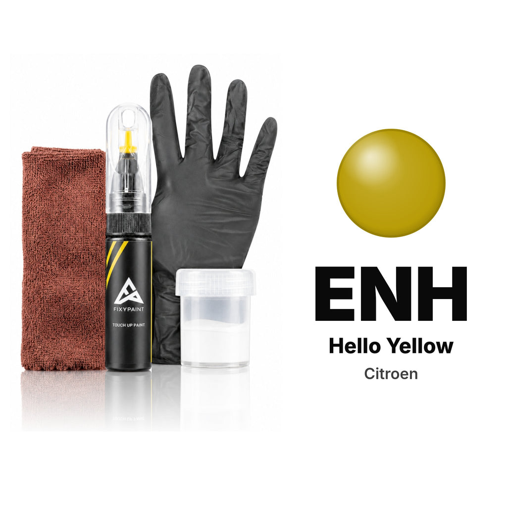 Touch-up paint for Citroen ENH Hello Yellow, Complete kit