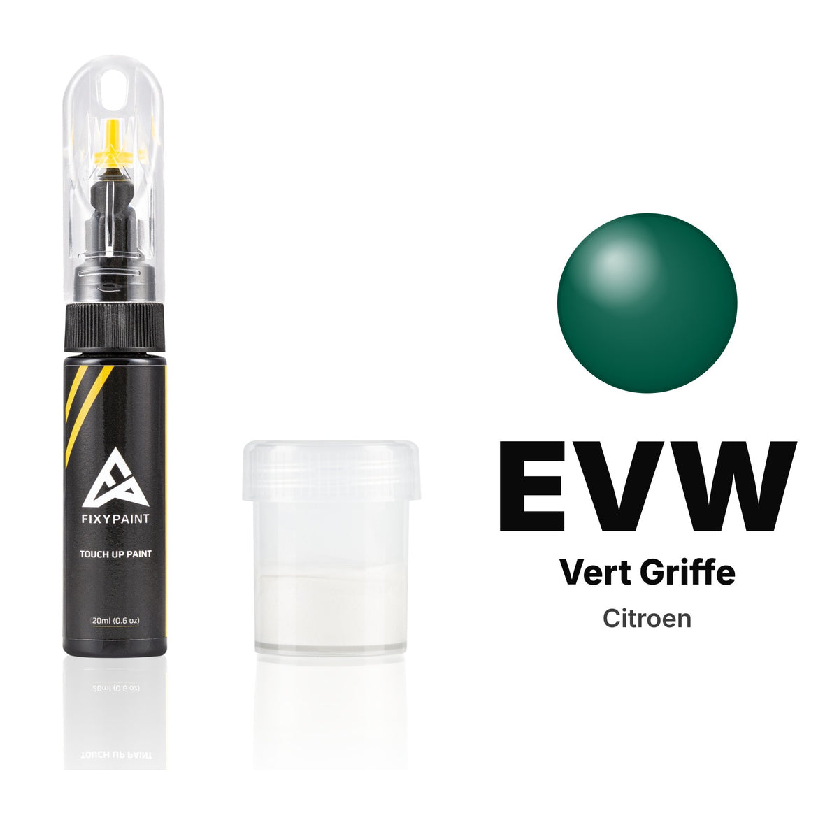 Touch-up paint for Citroen EVW Vert Griffe, Standard kit