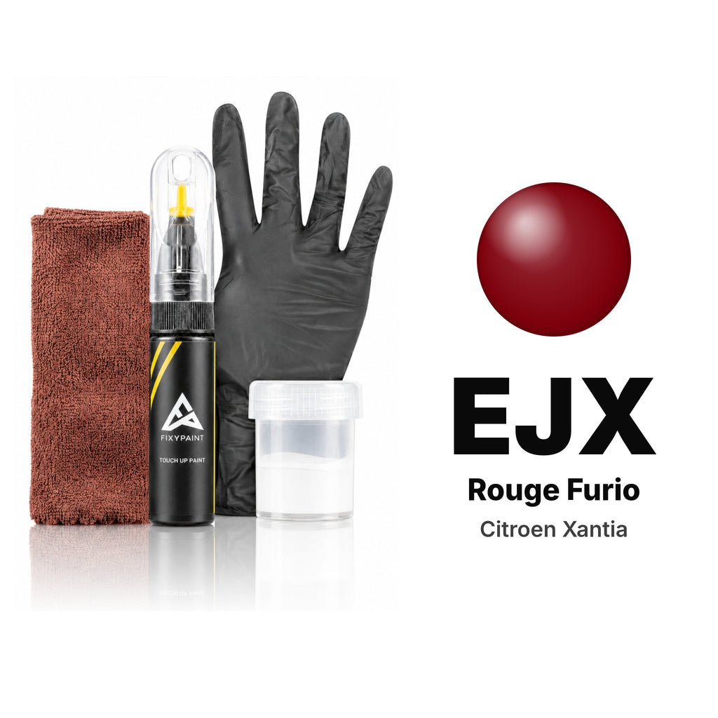 Touch-up paint for Citroen Xantia EJX Rouge Furio, Complete kit