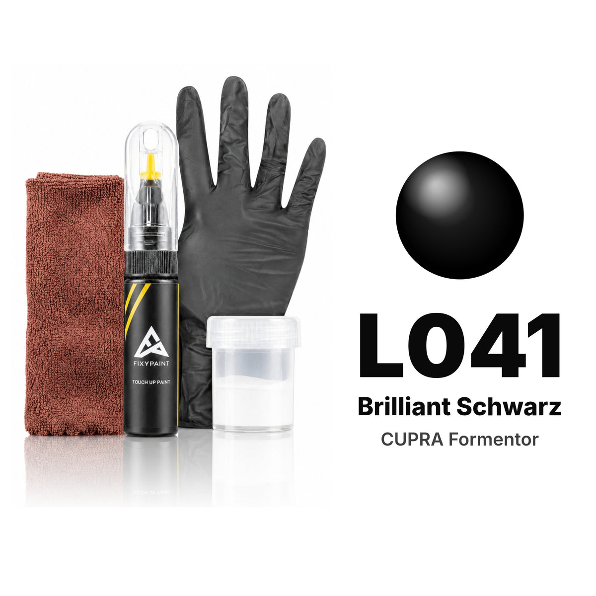 Touch-up paint for CUPRA Formentor L041 Brilliant Schwarz, Complete kit