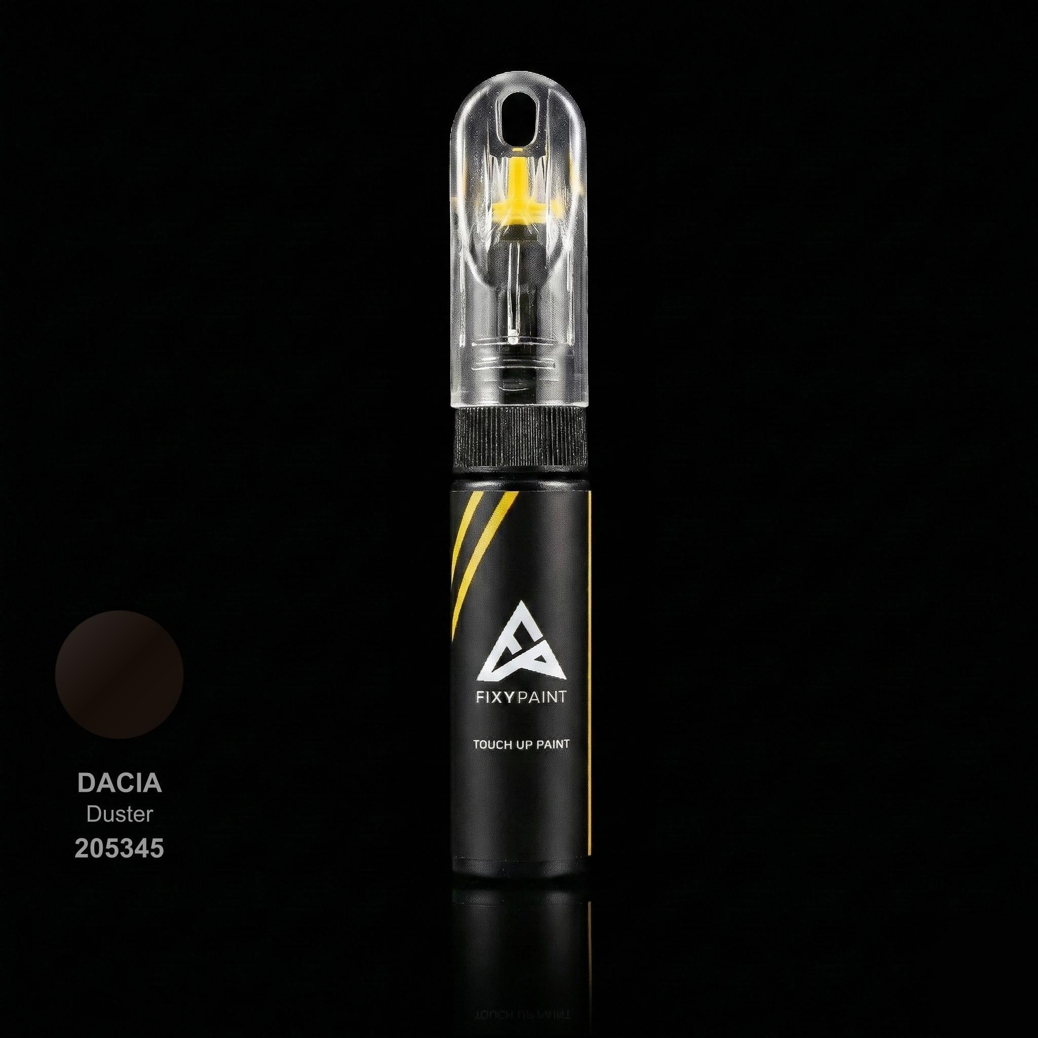 Dacia Duster touch up paint kit - BLACK SHINY 205345 scratch repair
