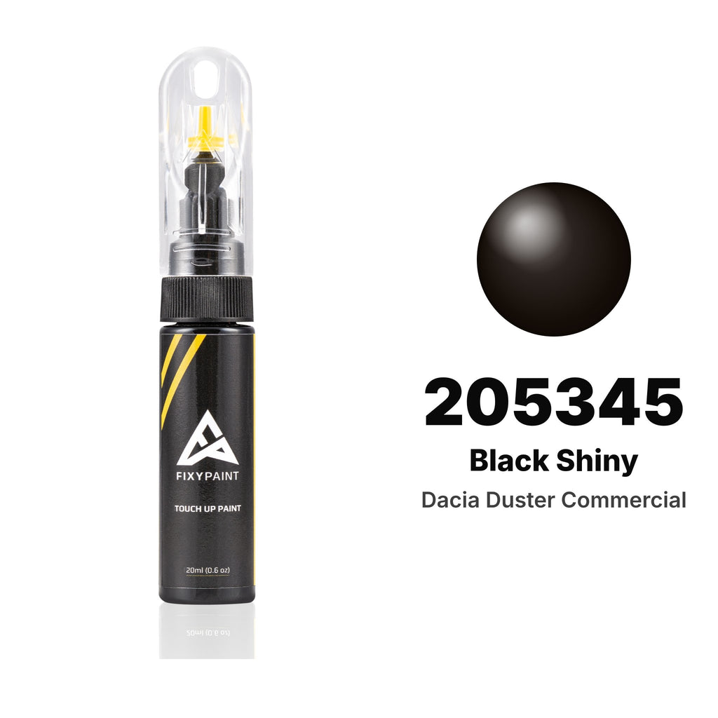 Touch-up paint for Dacia Duster Commercial 205345 Black Shiny, Basic kit
