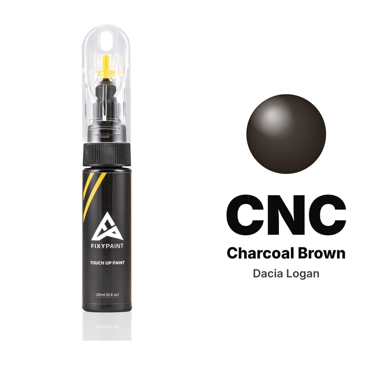 Lackstift für Dacia Logan – CNC Charcoal Brown (2009–2015), Set Basis