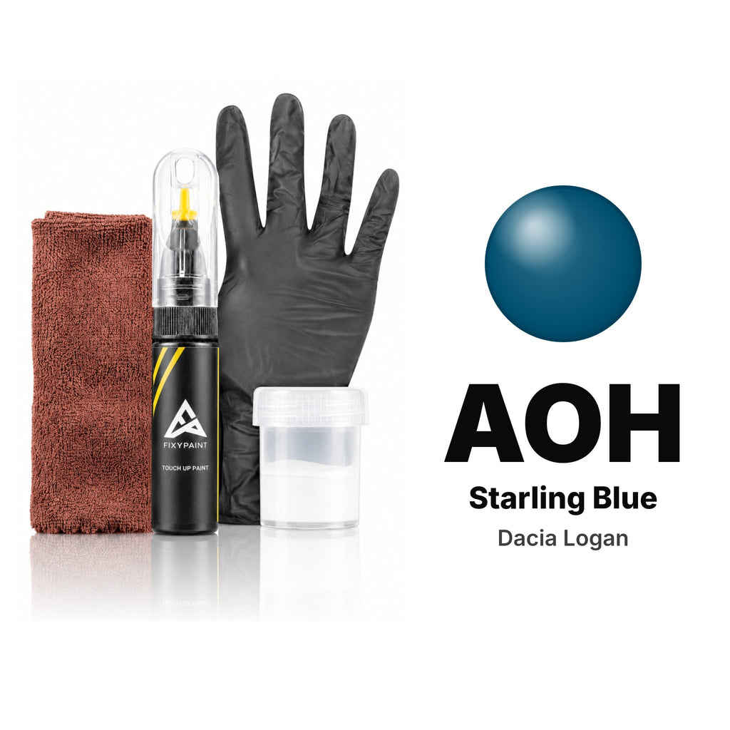 Touch-up paint for Dacia Logan AOH Starling Blue, Complete kit
