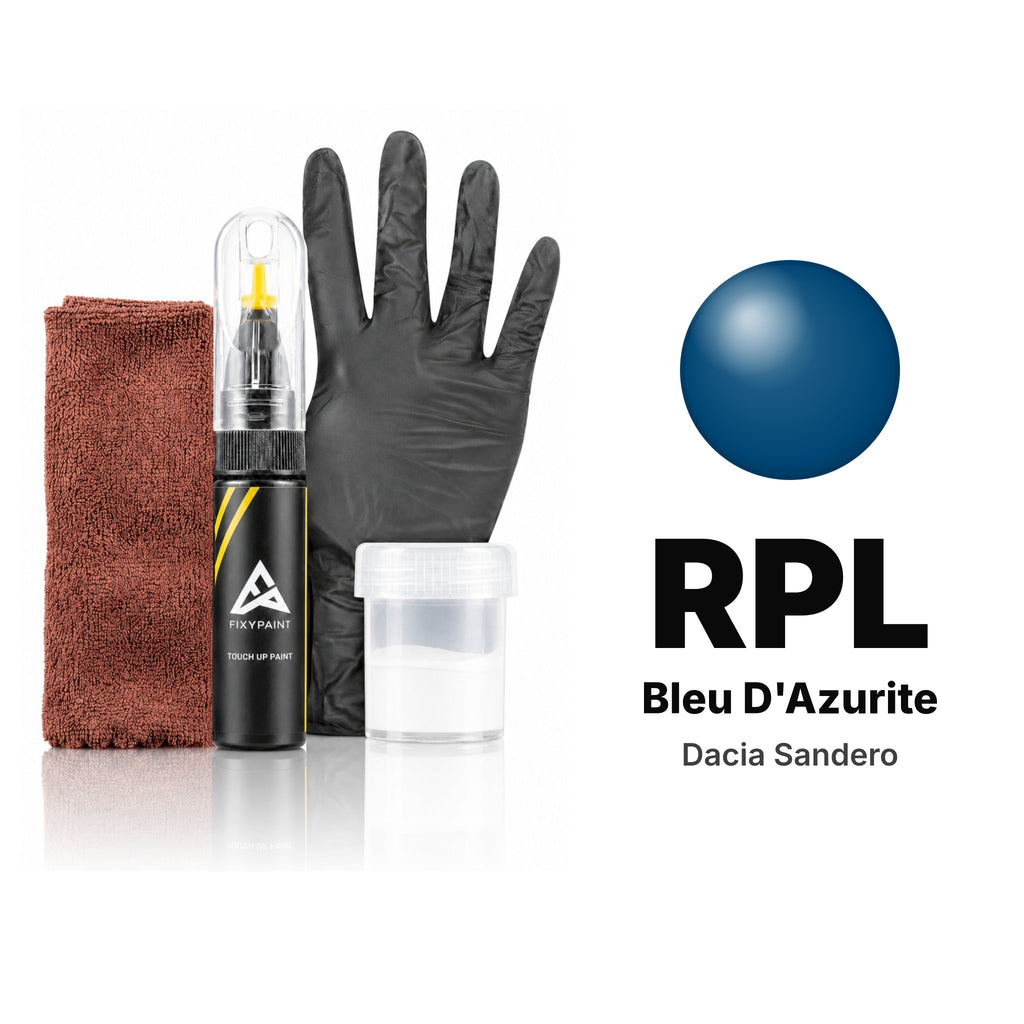 Touch-up paint for Dacia Sandero RPL Bleu d'Azurite, Complete kit