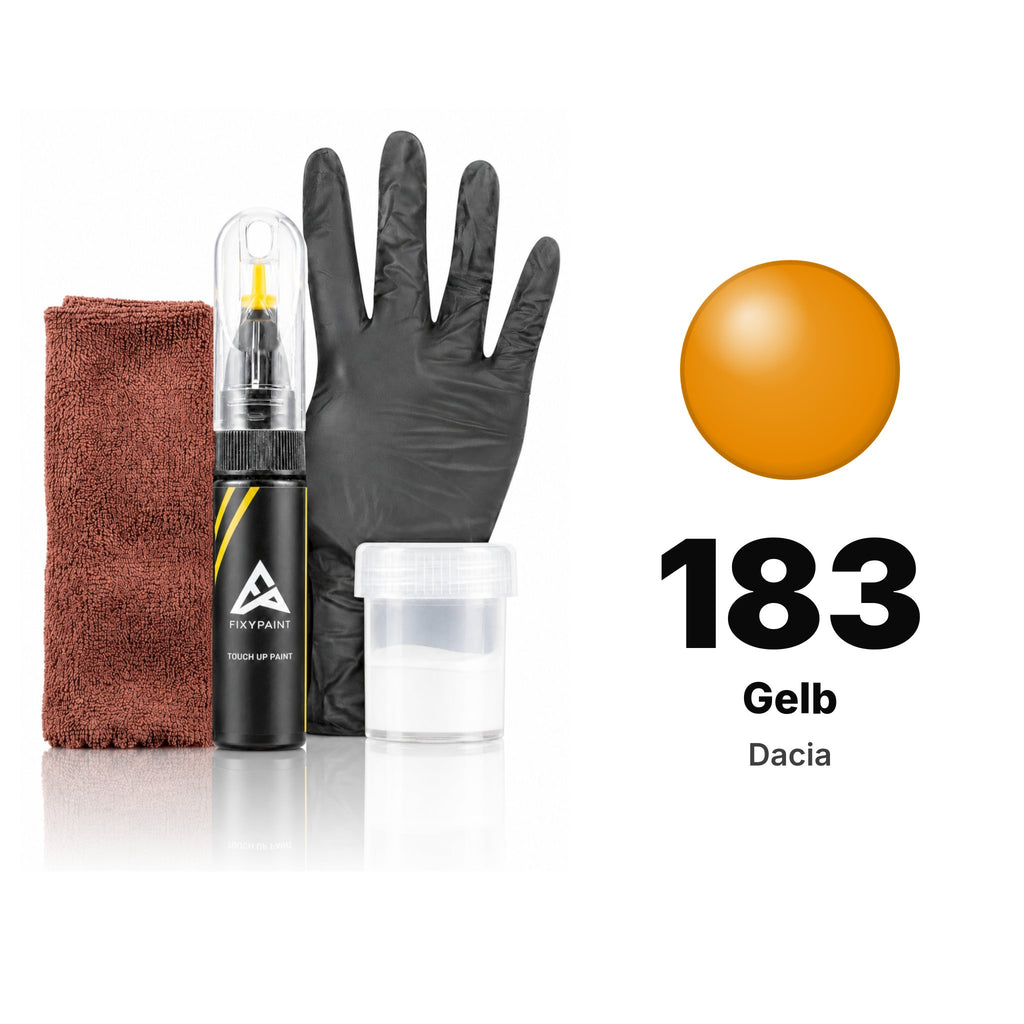 Touch-up paint for Dacia 183 Gelb, Complete kit