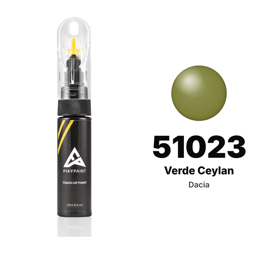 Touch-up paint for Dacia 51023 Verde Ceylan, Basic kit